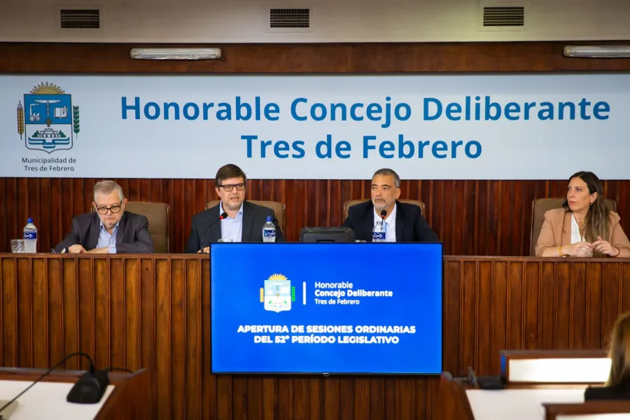 Rodrigo Aybar en la apertura de sesiones: “Estamos en un año bisagra para Argentina y Tres de Febrero”